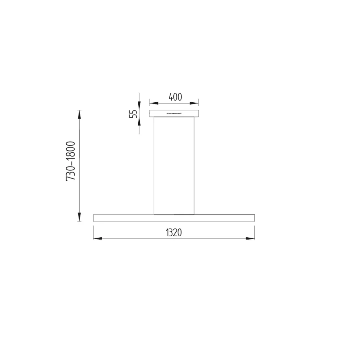 Knapstein Runa-132 LED Pendelleuchte, Rückläufer