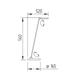 Knapstein Thea-T LED Tischleuchte
