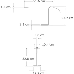 koncept Gravy LED Tischleuchte