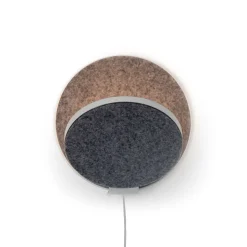 koncept Gravy Plug-In LED Wandleuchte, Silber