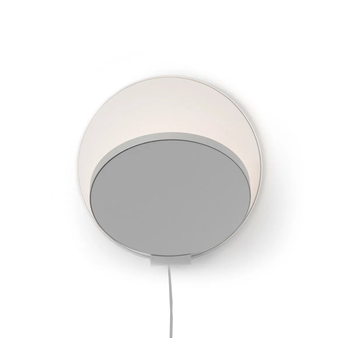 koncept Gravy Plug-In LED Wandleuchte, Silber