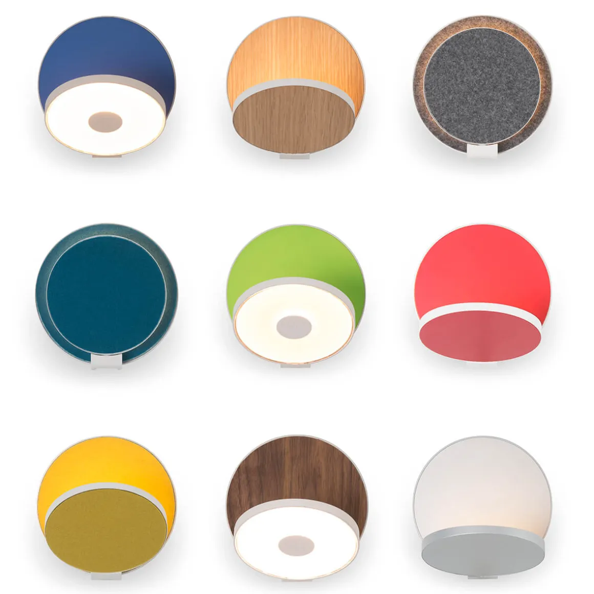 koncept Gravy Plug-In LED Wandleuchte, schwarz