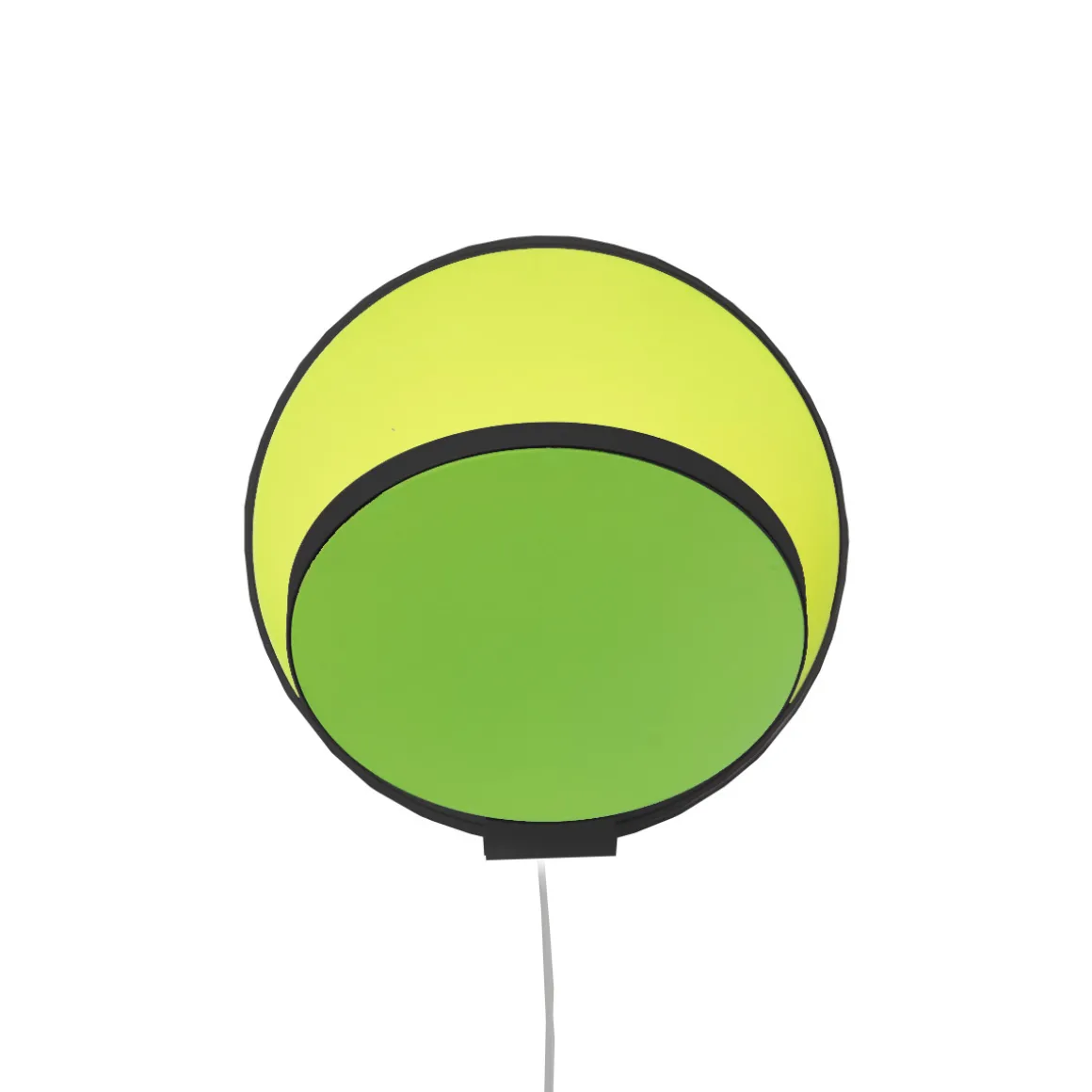 koncept Gravy Plug-In LED Wandleuchte, schwarz