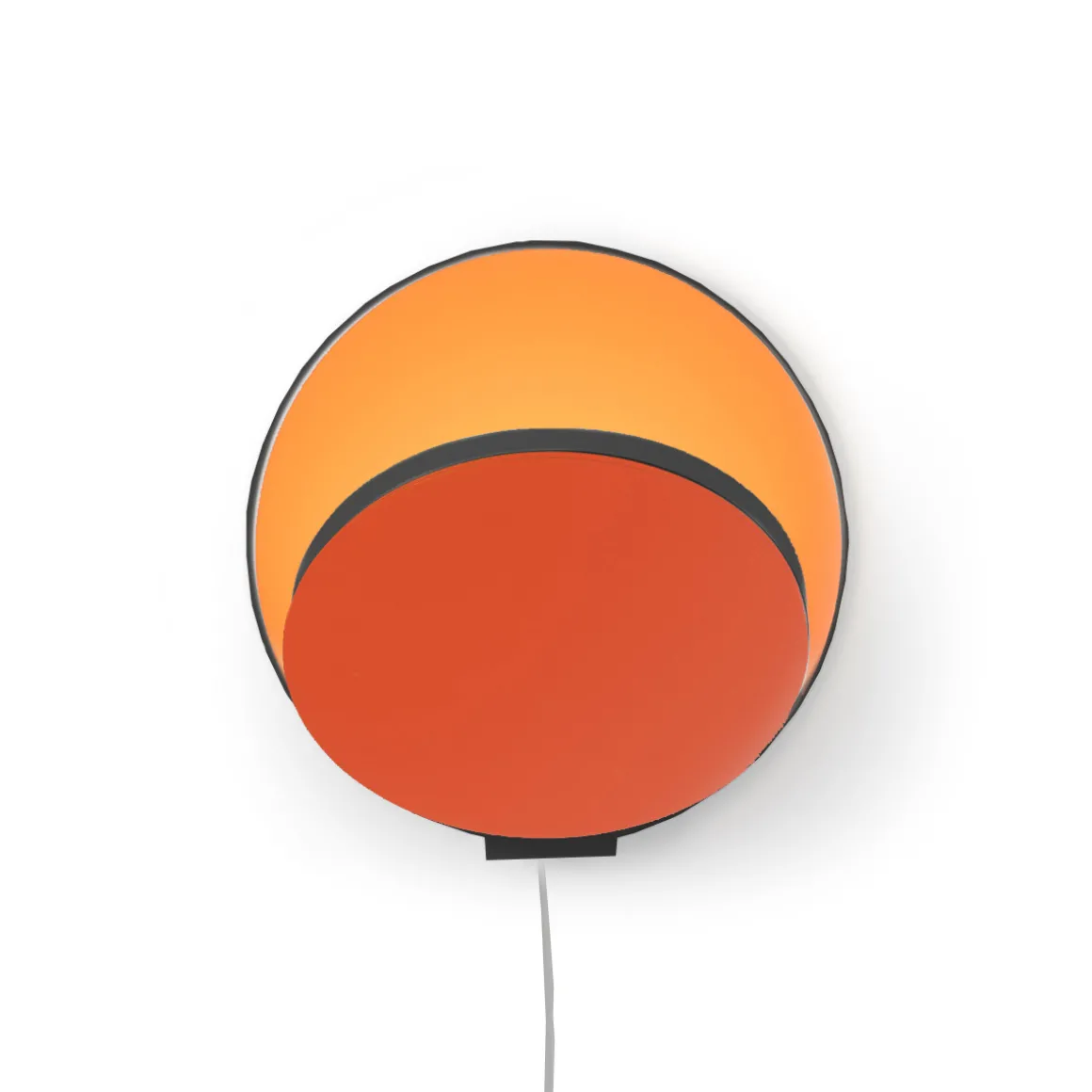 koncept Gravy Plug-In LED Wandleuchte, schwarz