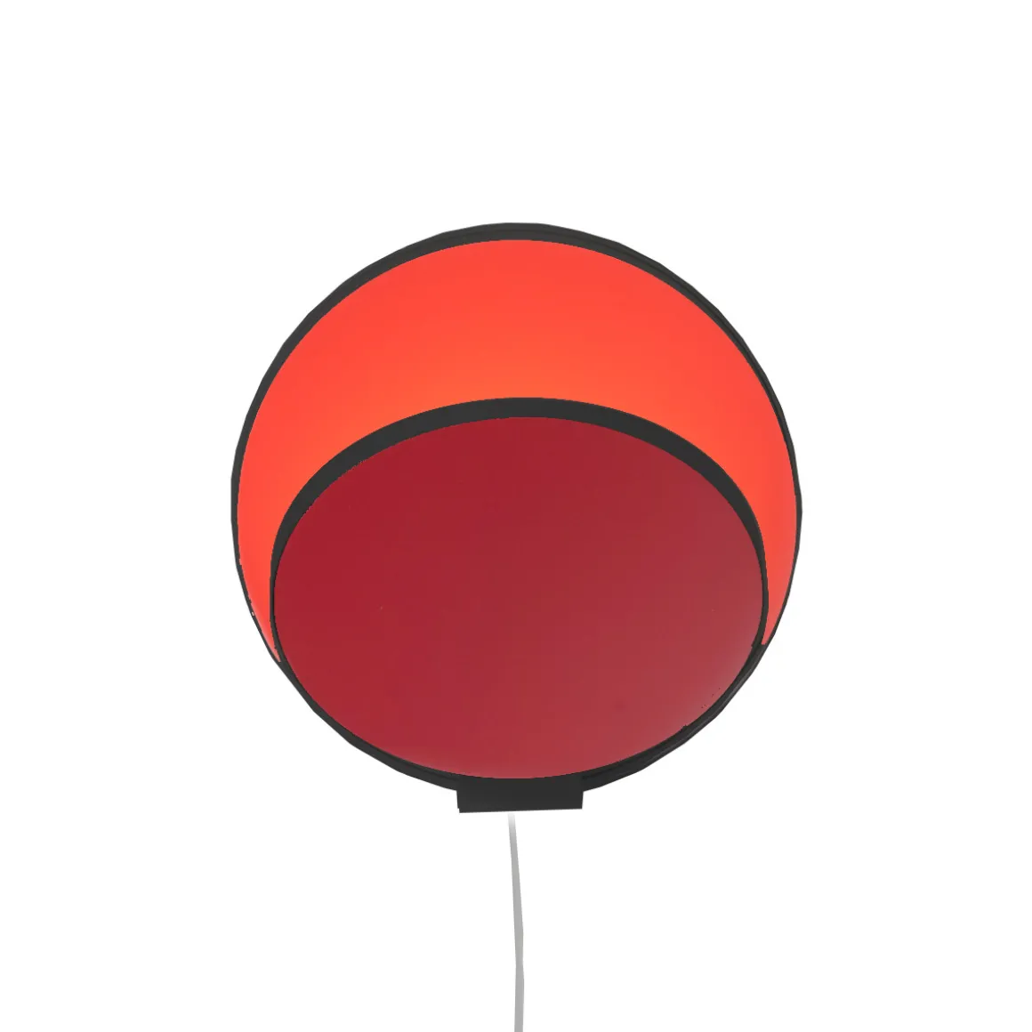 koncept Gravy Plug-In LED Wandleuchte, schwarz