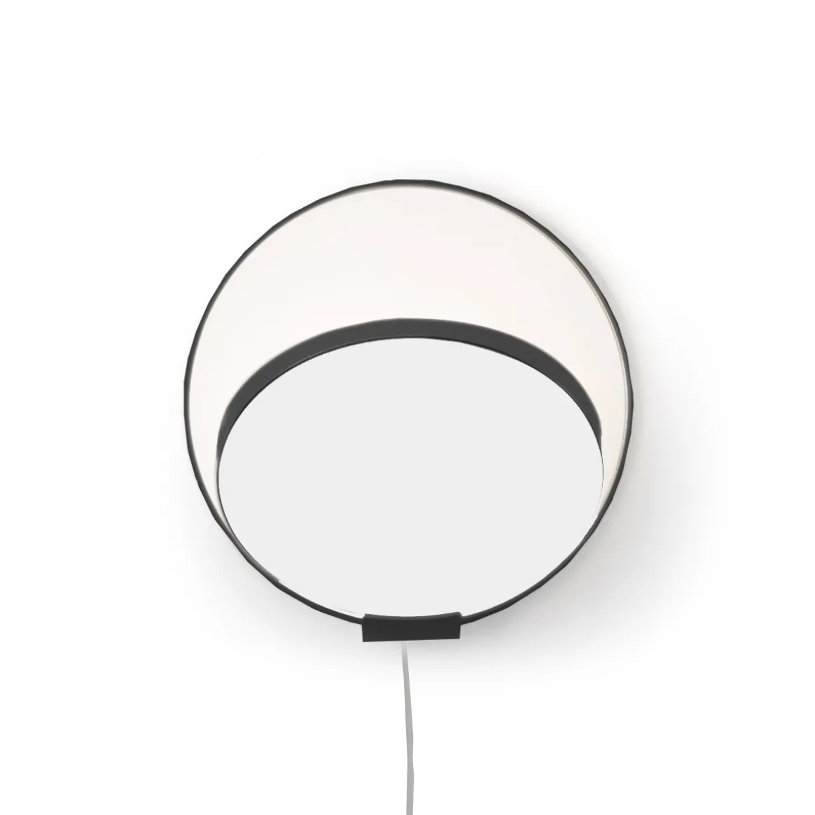 koncept Gravy Plug-In LED Wandleuchte, schwarz