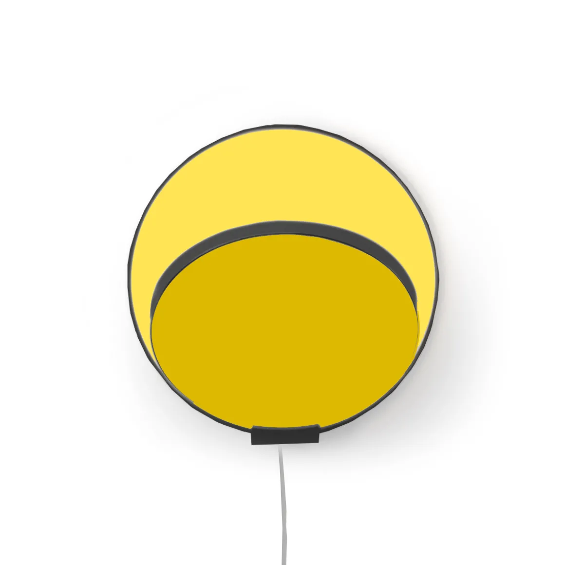 koncept Gravy Plug-In LED Wandleuchte, schwarz