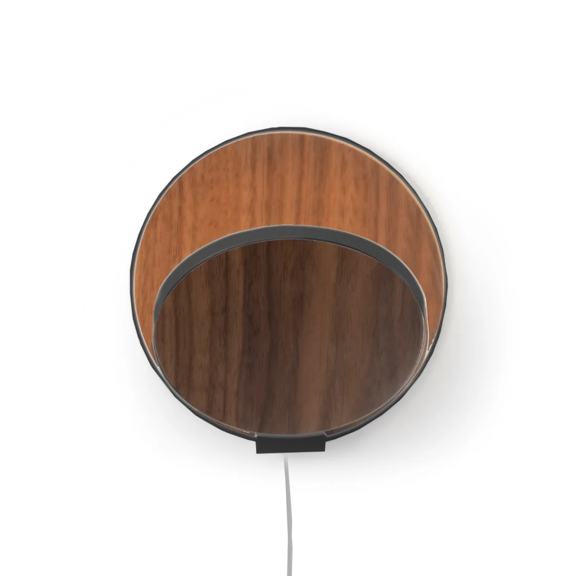 koncept Gravy Plug-In LED Wandleuchte, schwarz