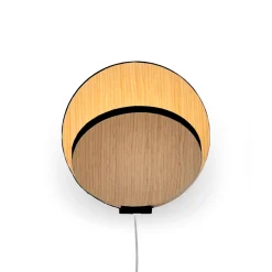 koncept Gravy Plug-In LED Wandleuchte, schwarz