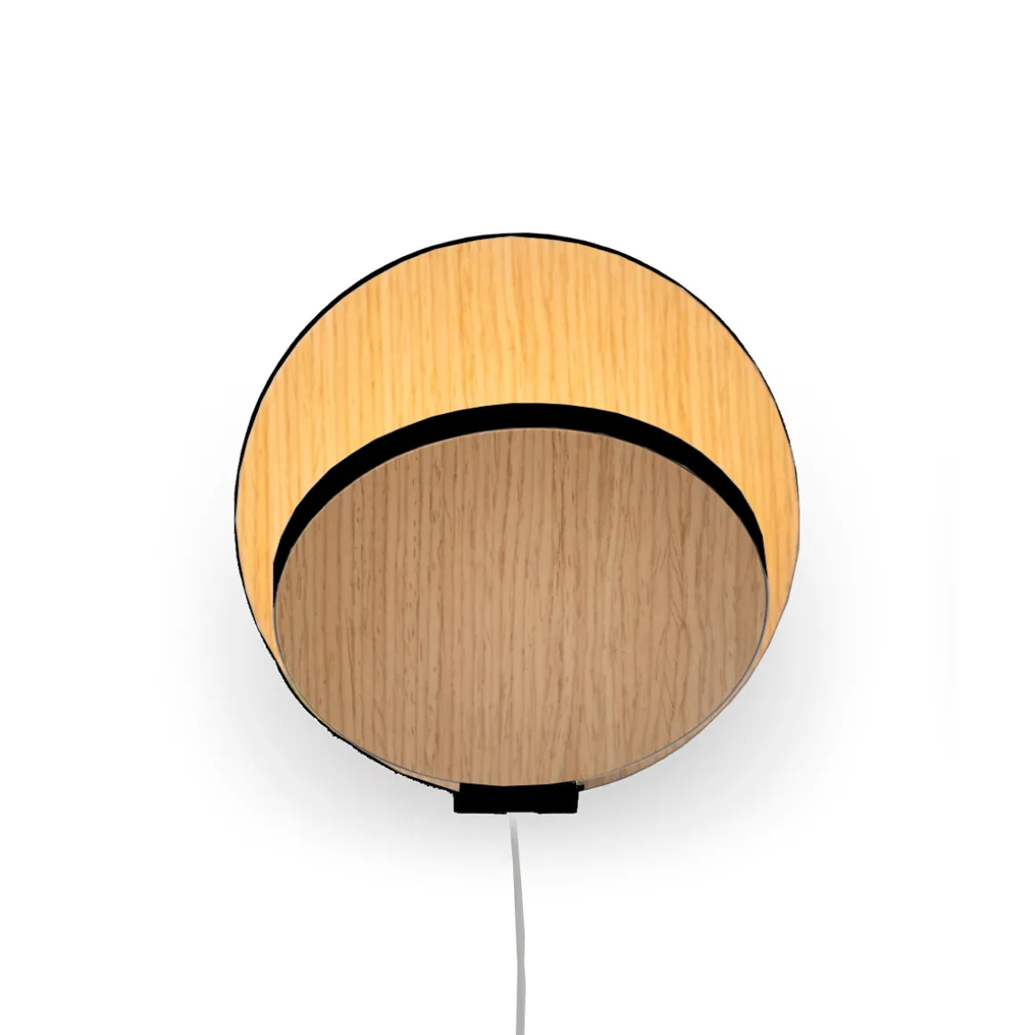 koncept Gravy Plug-In LED Wandleuchte, schwarz