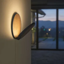 koncept Gravy Plug-In LED Wandleuchte, schwarz