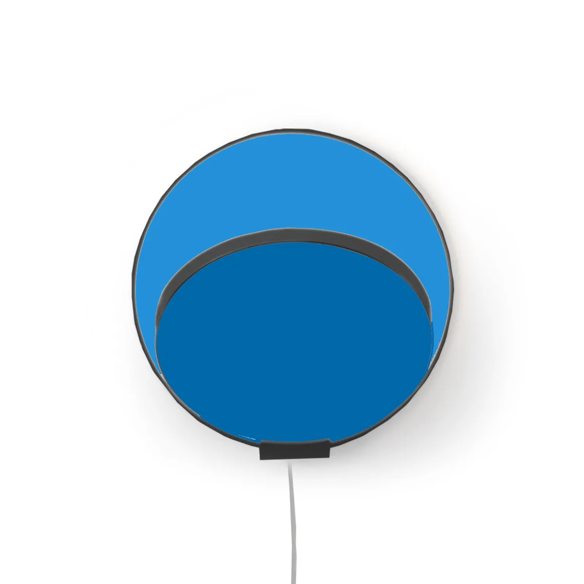 koncept Gravy Plug-In LED Wandleuchte, schwarz