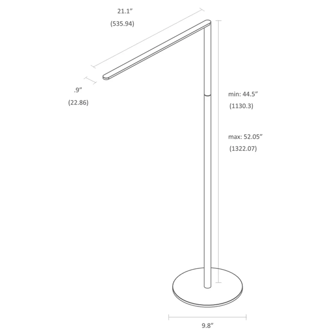 koncept Lady 7 LED Stehleuchte