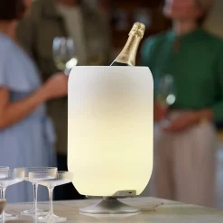 Kooduu Atmos LED Akkuleuchte, Bluetooth Lautsprecher & Weinkühler