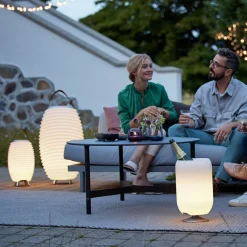 Kooduu 2er Set Synergy 2.0 LED Akkuleuchte, Bluetooth Lautsprecher & Weinkühler