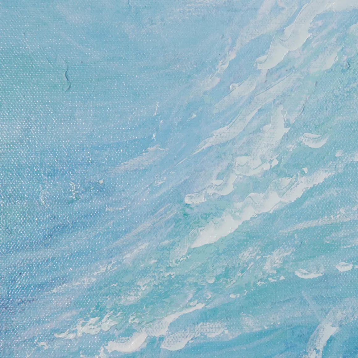 L.C. Wholesaler Ölbild Nuancen von Blau, 120 x 90 cm