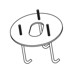 LCD Außenleuchten 0208 Ankerbolzen zum Einbetonieren