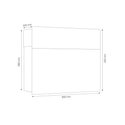 LCD Außenleuchten 3020/3021 Briefkasten