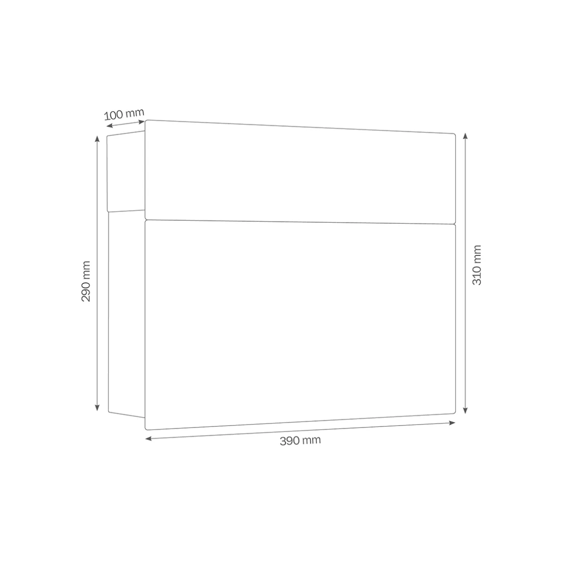 LCD Außenleuchten 3020/3021 Briefkasten