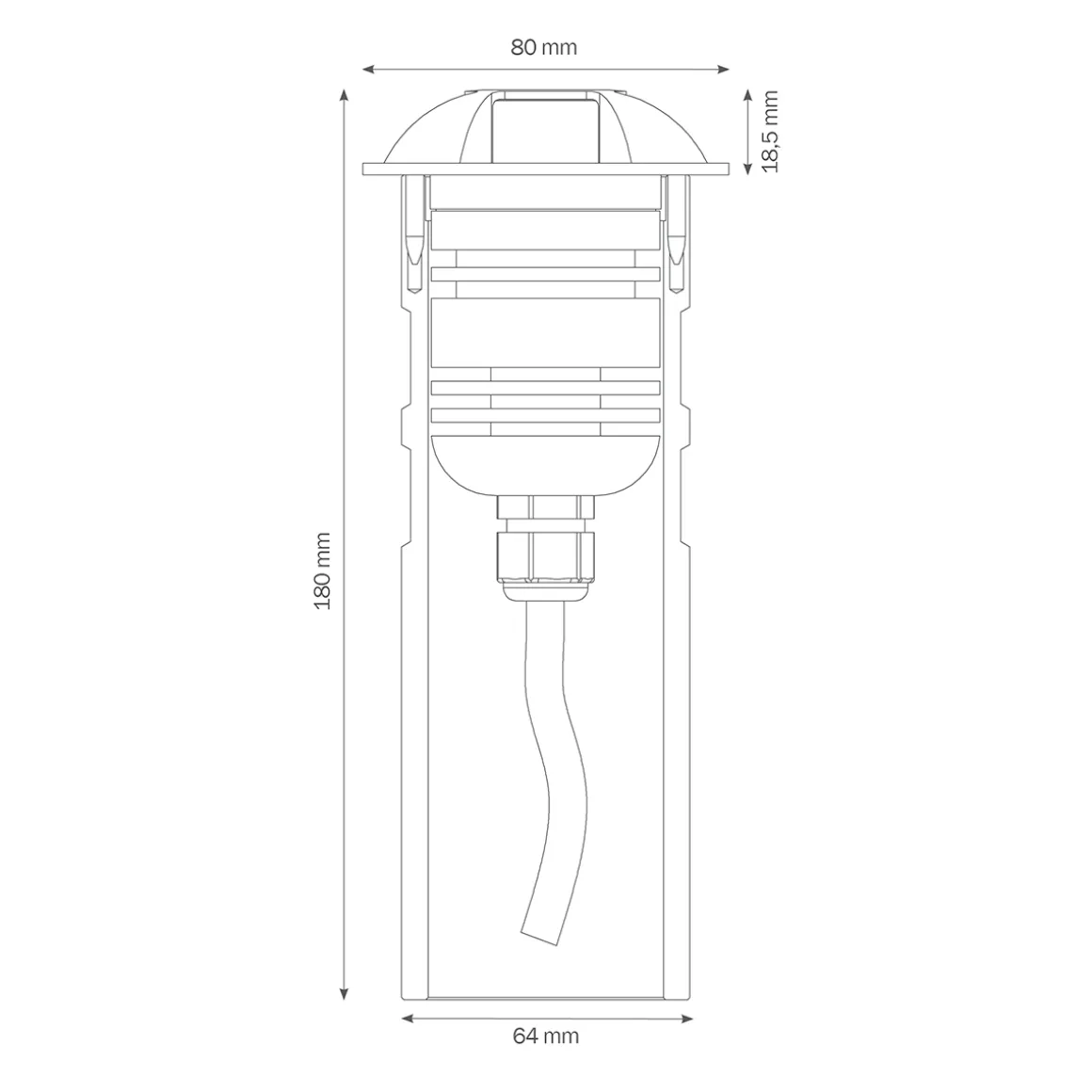 LCD Außenleuchten 1467 LED Bodeneinbaustrahler