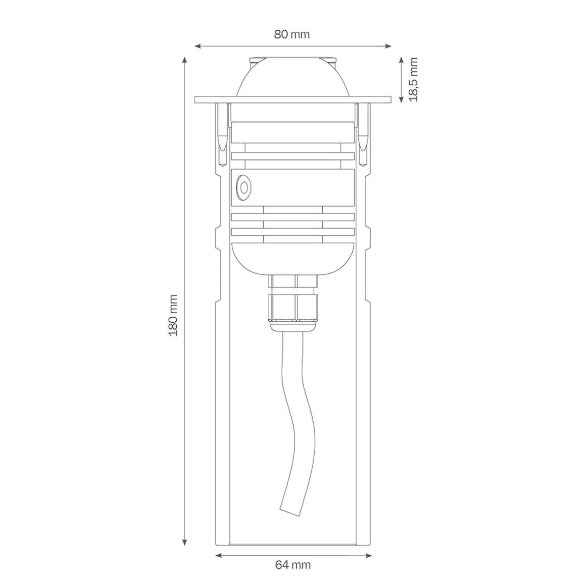 LCD Außenleuchten 1456/1466 LED Bodeneinbaustrahler