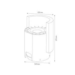 LCD Außenleuchten 5005 LED Bodenleuchte