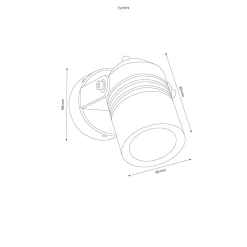 LCD Außenleuchten 5019 LED Wandstrahler