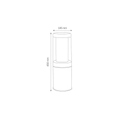 LCD Außenleuchten 1255/1256/1257 Pollerleuchte