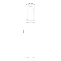 LCD Außenleuchten 1255/1256/1257 Pollerleuchte