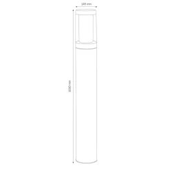 LCD Außenleuchten 1255/1256/1257 Pollerleuchte