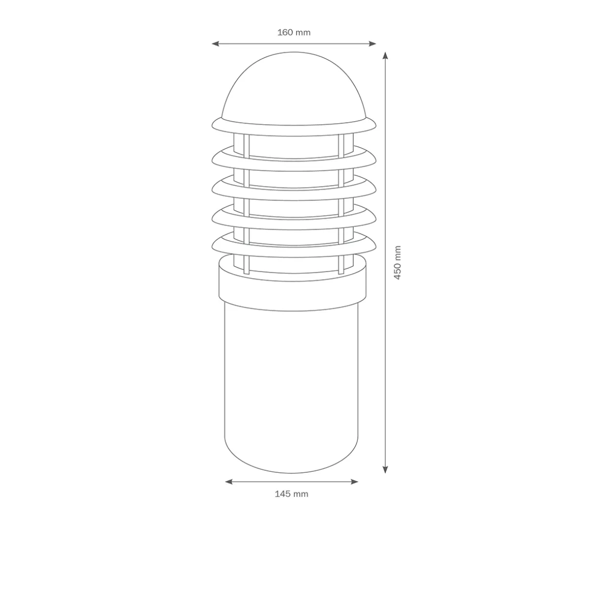LCD Außenleuchten 1240/1241/1242 Pollerleuchte