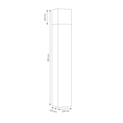 LCD Außenleuchten 030/031 Pollerleuchte