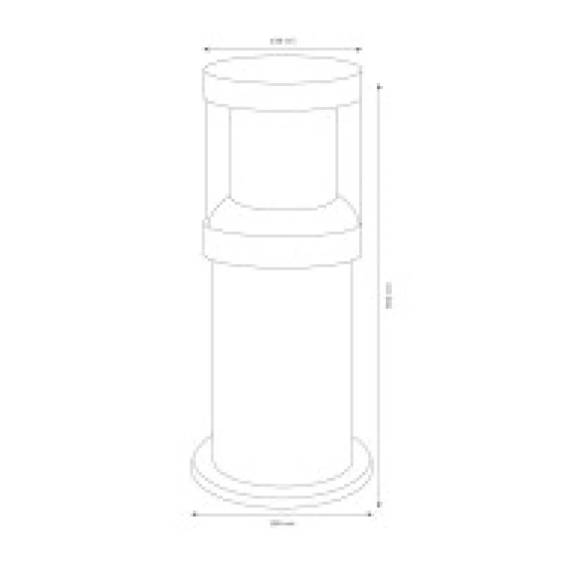 LCD Außenleuchten 1270/1271/1272 Pollerleuchte