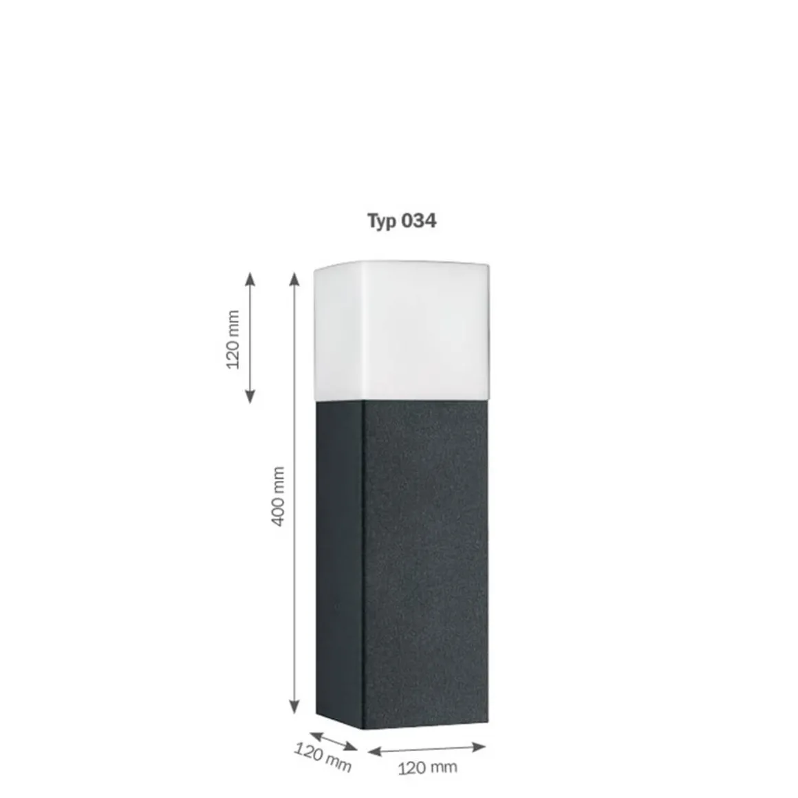 LCD Außenleuchten 034/035 Pollerleuchte