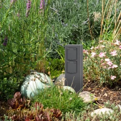 LCD Außenleuchten 017 Steckdosensäule