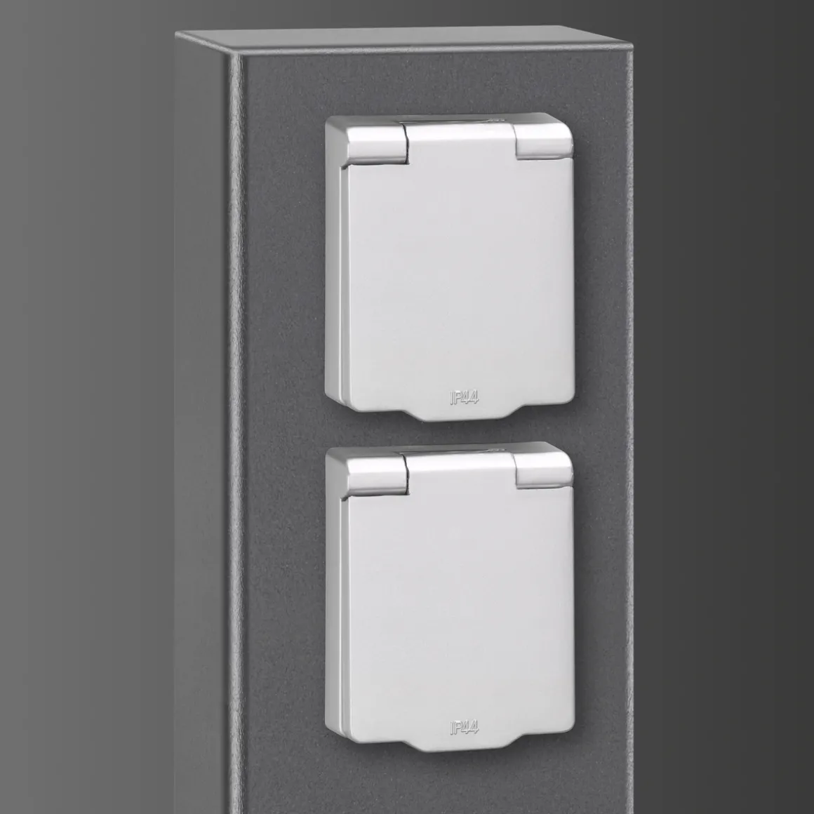 LCD Außenleuchten 018 Steckdosensäule