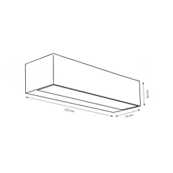 LCD Außenleuchten 5084 Up & Down LED Wandleuchte