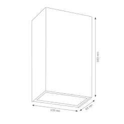 LCD Außenleuchten 5010/5011 Up & Down LED Wandleuchte