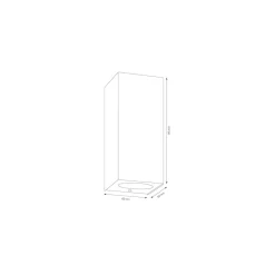 LCD Außenleuchten 5035/5036/5037 Up & Down LED Wandleuchte