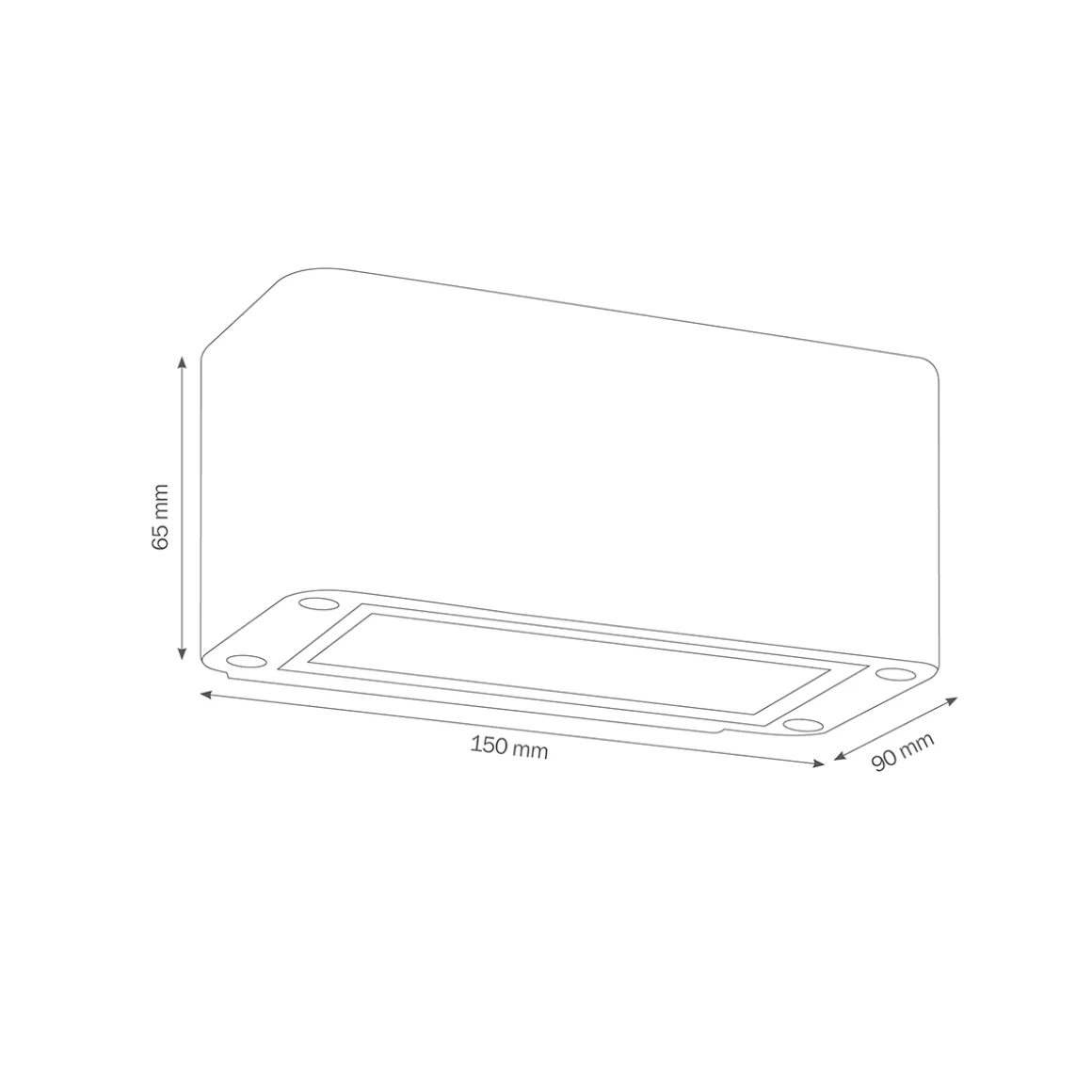 LCD Außenleuchten 5045/5046 Up & Down LED Wandleuchte