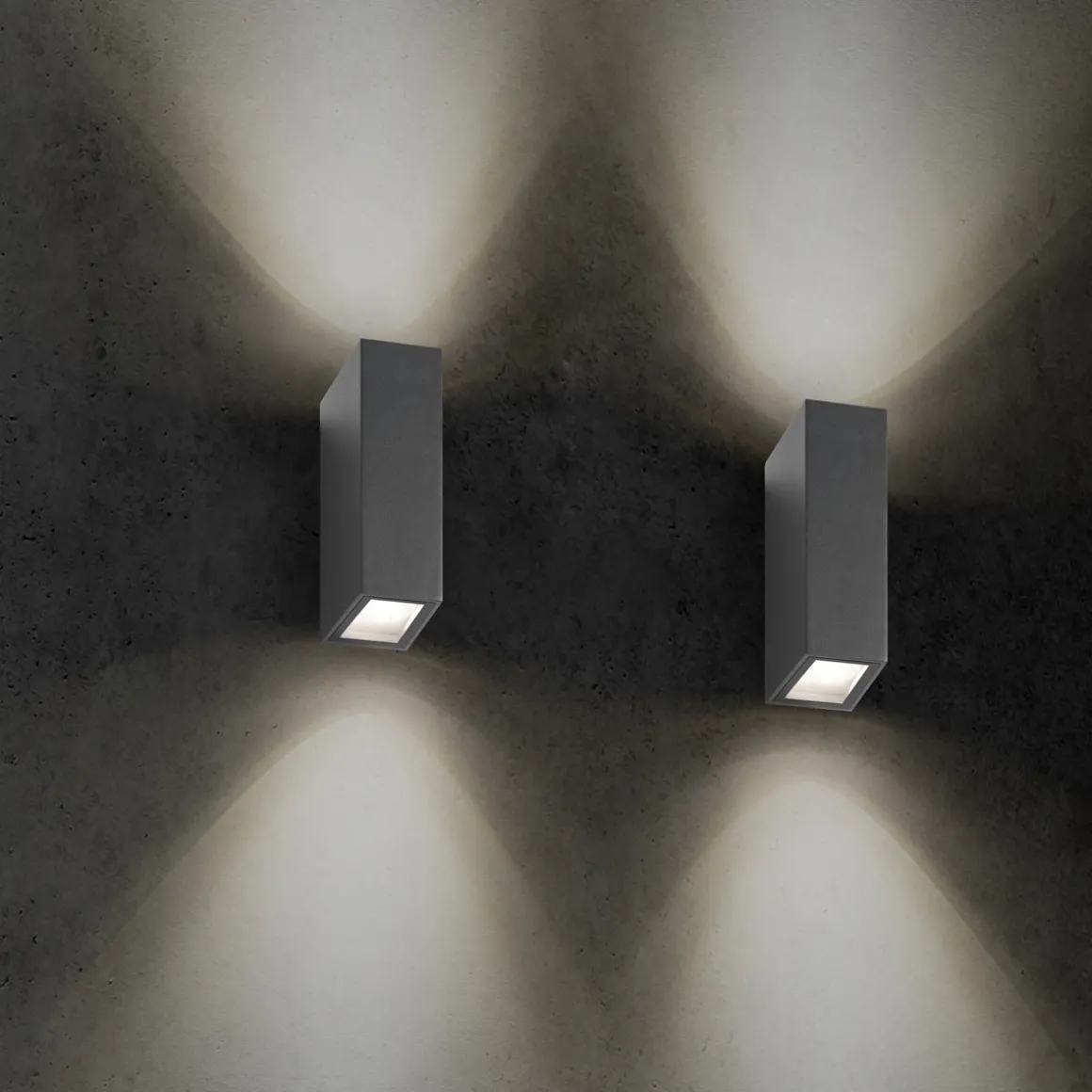 LCD Außenleuchten 5023 Up & Down LED Wandleuchte