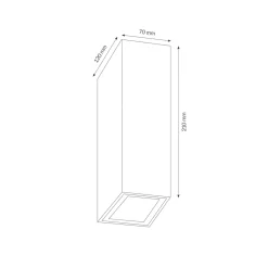 LCD Außenleuchten 5023 Up & Down LED Wandleuchte