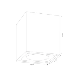 LCD Außenleuchten 5024/5025/5026 Up & Down LED Wandleuchte