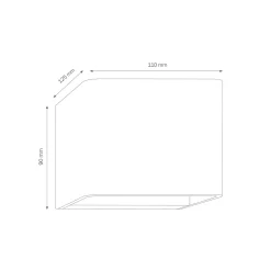 LCD Außenleuchten 5040 Up & Down LED Wandleuchte