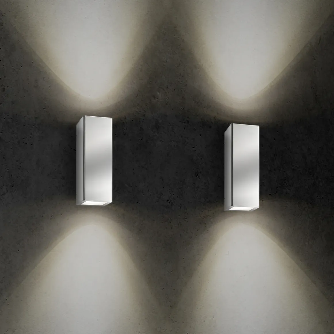 LCD Außenleuchten 015/025 Up & Down Wandleuchte