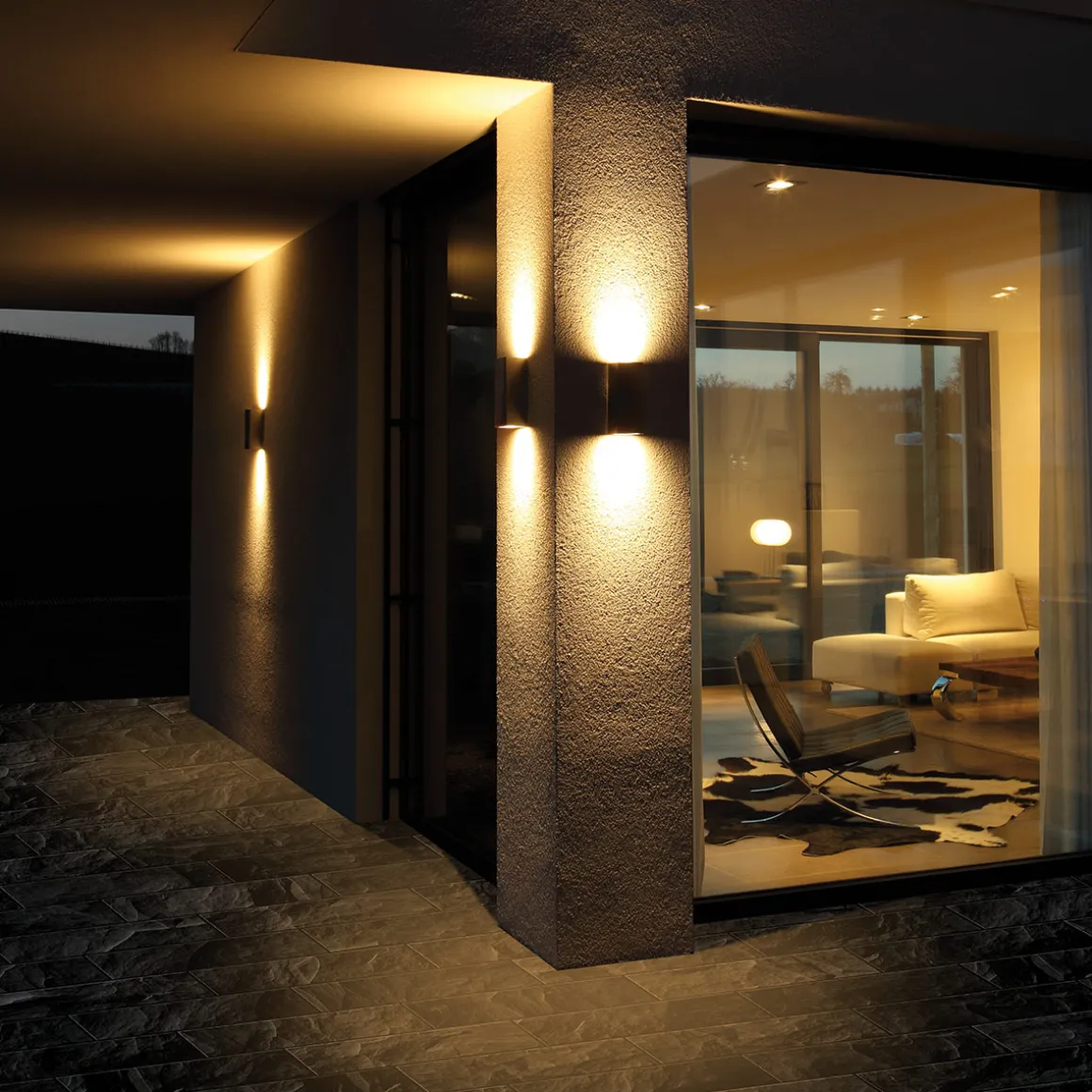 LCD Außenleuchten 015/025 Up & Down Wandleuchte