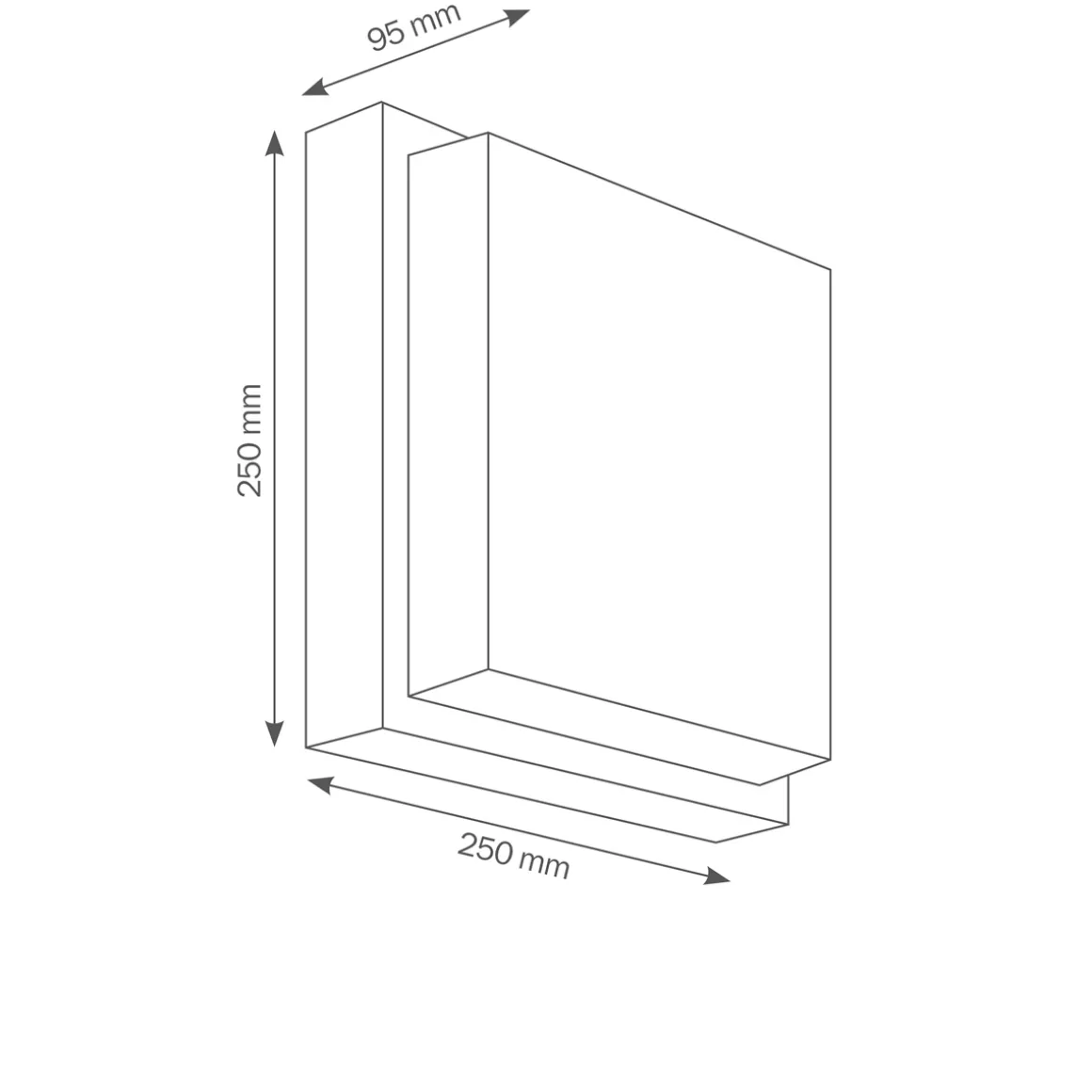 LCD Außenleuchten 046 Wandleuchte