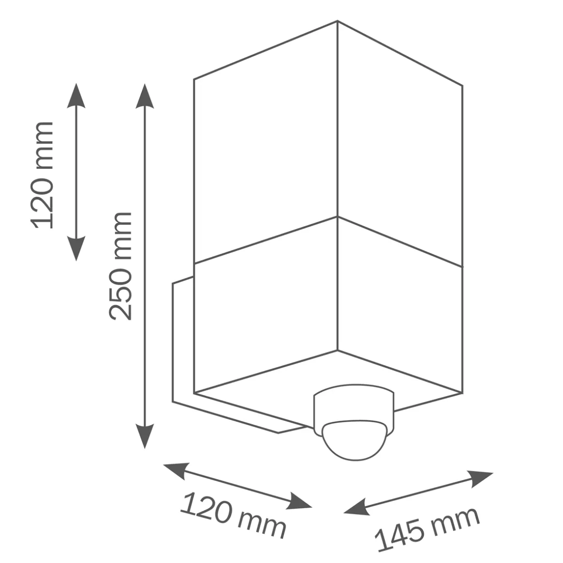 LCD Außenleuchten 028/029 Wandleuchte