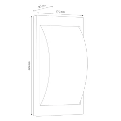 LCD Außenleuchten 069 Wandleuchte