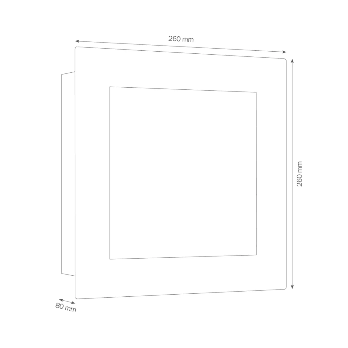LCD Außenleuchten 3005 Wandleuchte